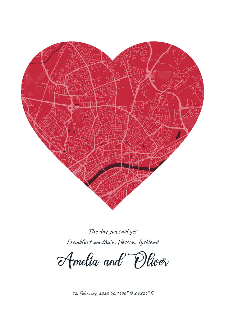 City Map in Different Shapes